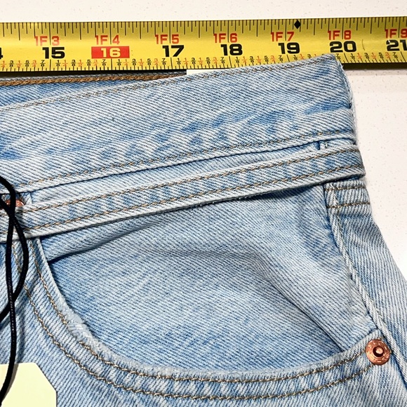 LEVI’S NWT Iconic Denim Maxi Skirt in Belt My So Called Pant Blue-Size 16 | XL - Picture 13 of 16